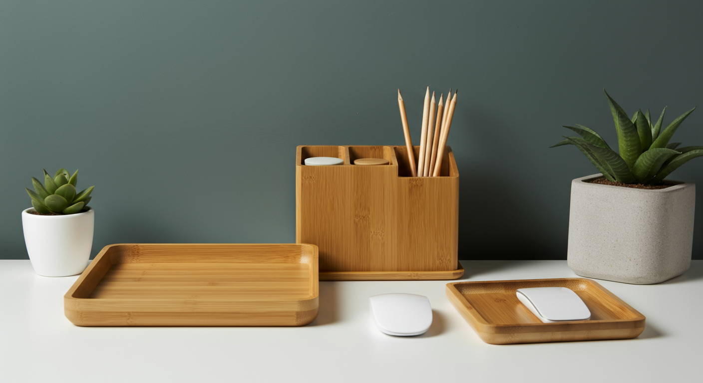 affordable desk organizer tray bamboo Amazon — Best Picks on AliExpress